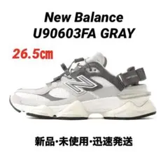 新品】New Balance U90603FA GRAY 24㎝ サンダル - メルカリ