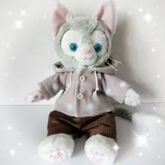 ジェラトーニ　ハンドメイドコスチューム　パーカー&パンツ　ベージュ水玉