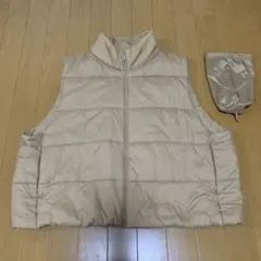 ユニクロ　ダウンベスト　3XL ブラウン