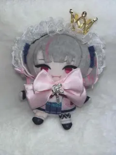 ぬい服 ヘッドドレス にじぱぺっと にじぱぺ 10cm ピンク 王冠