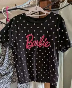 Barbie 水玉模様 Tシャツ 半袖 GU