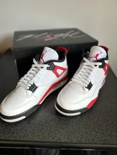 Air Jordan 4 ホワイト/レッド/ブラック 10