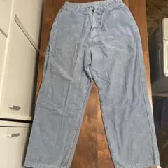 ストライプ ワイドパンツ