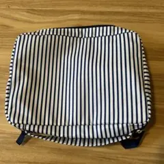 FANCL ポーチ 2点セット ストライプ柄のサムネイル