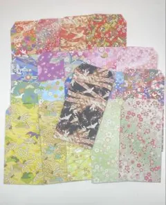 ハンドメイド　和風ポチ袋②　20枚　お年玉　お礼　封筒　結婚式　お小遣いなどに