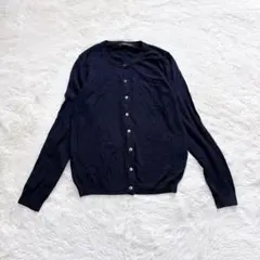 コムサイズム カーディガン 長袖 薄手ニット 羽織り OL オフィス 冷房対策
