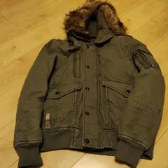 DIESEL ファー付きミリタリージャケット