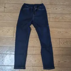 ウエストゴム ダークブルーロングパンツ