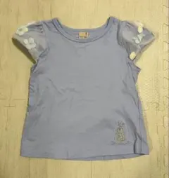 petit main☆Disneyプリンセス お花バルーン半袖T 110cm