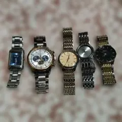 ヨ*シ様 【5本セット】腕時計 まとめ売り 現状渡し