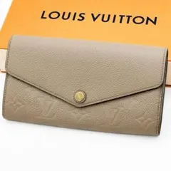 ヴィトン アンプラント モノグラム ポルトフォイユ サラ 長財布 トゥルトレール