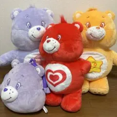 ケアベア BIGぬいぐるみ　4点セット