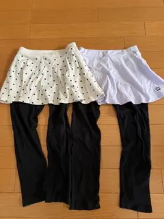 BABYDOLL ドット柄.パープル スカッツ 110cm