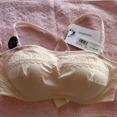 Calvin Klein ブラジャー 32D ピンク レース　チューブトップ可のサムネイル
