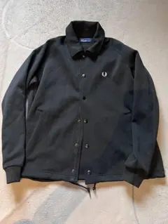 FRED PERRY ジャージコーチジャケット ブラック Sサイズのサムネイル