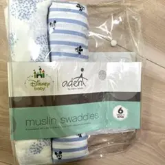 【新品未使用】aden by aden + anais おくるみ　ミッキー