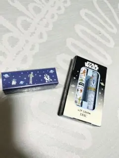 り*え様 DHC Star Wars リップクリーム 2本　リップ専用ケース　セのサムネイル