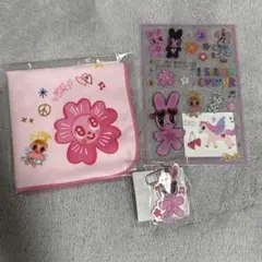 バニラコ ISCREAM COLOUR ハンドタオル ステッカー キーリング