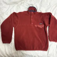 パタゴニア　シンチラ　スナップT 赤 フリースジャケット