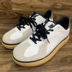 중고 オニツカタイガー デレシティ "ホワイト ライケングリーン"
