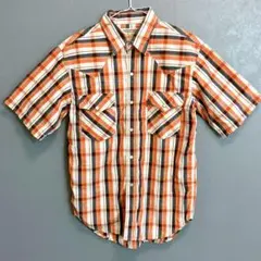 N232-1○ Levi's RedTab チェック柄 ウエスタンシャツ 半袖のサムネイル