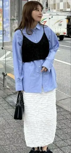 Discoat ラメニットキャミ