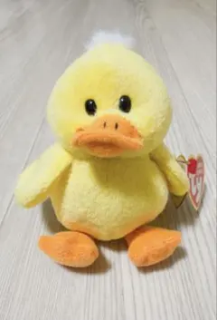 【レア】Ty Beanie Babies Puddles 黄 アヒル ぬいぐるみのサムネイル