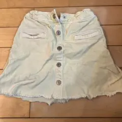Zara Girls イエローデニムスカート サイズ8 (128cm)