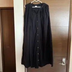 URBAN RESEARCH DOORS ノースリーブワンピース ブラック