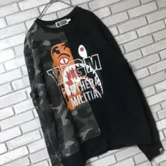 BAPE シャークデザイン トレーナーあまり値下げできません。 A Bathing Ape シャークデザイン トレーナー bape スウェット