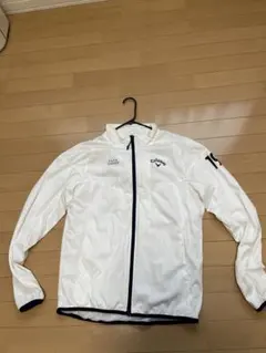 キャロウェイ　薄手　ゴルフウェア　L ホワイトウインドブレーカー