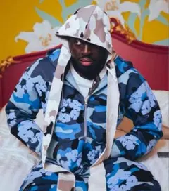 e.g.デニムティアーズ Camo Cotton ジップフーディー セットアップ