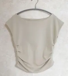 【GRL 】 美品✨ドレープトップス×ワイドパンツセットアップ Mトップスのみ