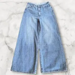 未使用タグ付✨アルページュストーリー 現行品 ワイドデニムパンツ サイズ0 ワイドデニムパンツ | デニム | Arpege story（アルページュ