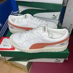 送料込 PUMA RALPH SAMPSON 70 LO PRM 白/オレンジ