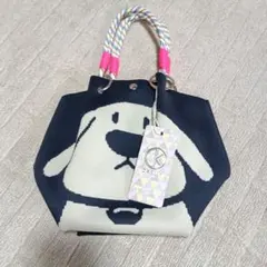 D.KELLY ニットパラコードバッグ 犬デザイン