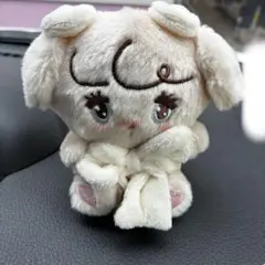 miklo characters 抱きしめおリボンマスコット ナッツ 白
