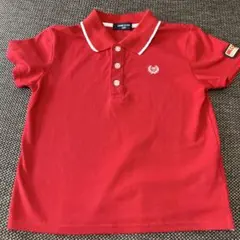 COMME CA レッド ポロシャツ 120A
