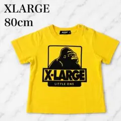XLARGE KIDS ゴリラロゴ Tシャツ イエロー 80cmのサムネイル