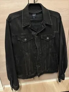 【美品・送料込み】GAP ブラック デニムジャケット XS 1969 黒