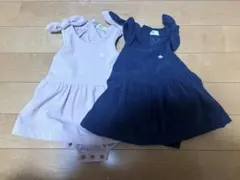 POLO ベビー服 ロンパース コーデュロイ 2色セット 80cm