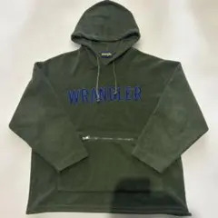 Wrangler フリースパーカー 160サイズ オリーブグリーン