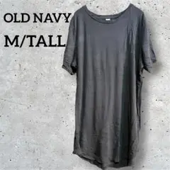 OLD NAVY 【M/TALL】LUXE チャコールグレー 半袖Tシャツ
