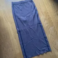 coca サイドラインロングスカート