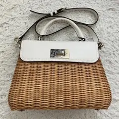 《美品大人気早い者勝ち袋有》ケイトスペードトップ2wayカゴバッグ 大草直子