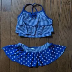 女の子用セパレート水着 130cm