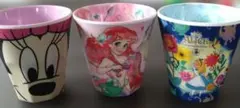ディズニー　メラミンコップ　アリエル　ミニー