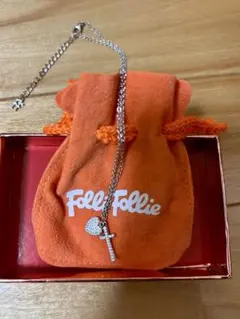 【値下げしました】Folli Follie シルバーネックレス クロスハート