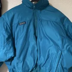 Columbia ターコイズ リバーシブルダウンジャケット