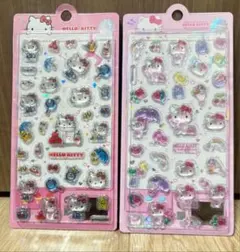 正規品　ハローキティのボンボンドロップ立体シール2枚セット